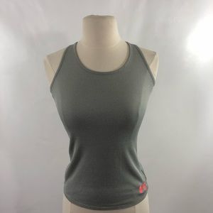 Grey, black, & pink tank top